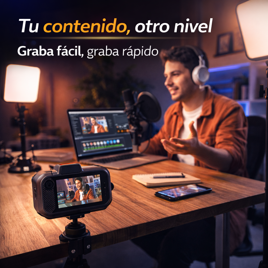 🎬MiniCam Pro X™ – Cámara Portátil HD | Tecnología Compacta + Grabación 1080P ⚡