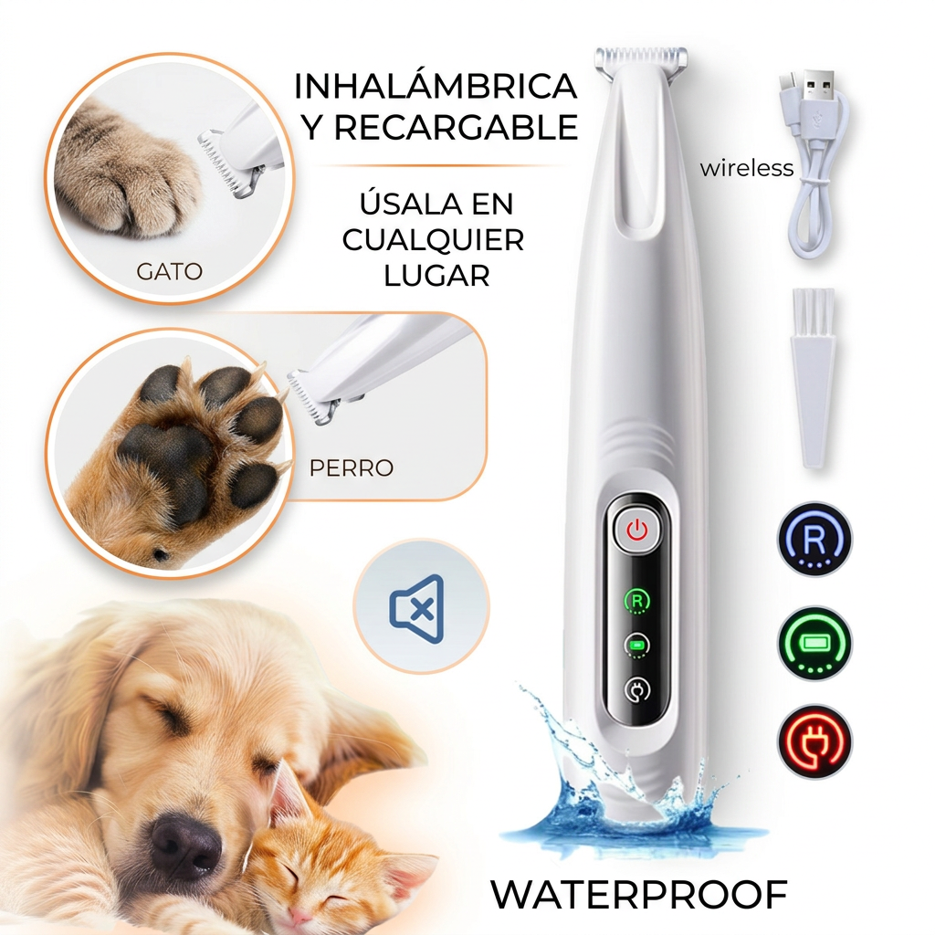 PetTrim Pro™ – Cortadora de Pelo para Perros con Cuchilla Ancha de 18 mm