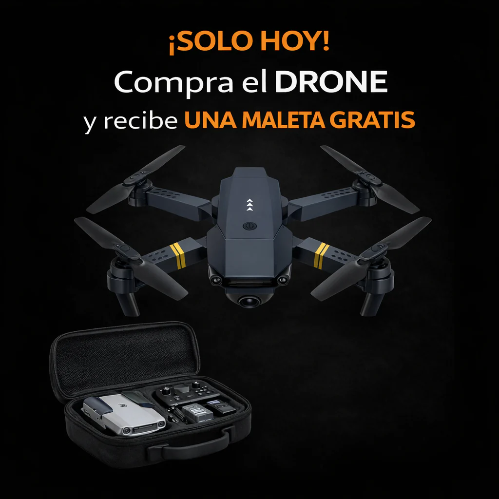 🚀DRON W8 PRO MAX + MALETA DE TRANSPORTE + CONTROL REMOTO + BATERÍA DE ALTA AUTONOMÍA + REGALO EXCLUSIVO 🔥