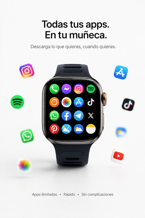 ⌚ SmartWatch ULTRA PRO con 2 correas incluidas + caja y cargador por inducción premium + REGALO EXCLUSIVO 🔥
