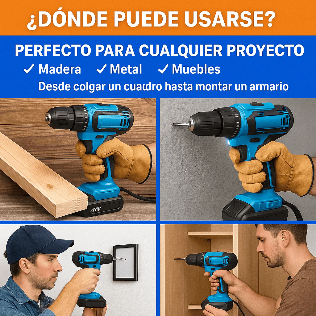 Pack Profesional Taladro Percutor + Regalos Exclusivos 🔥