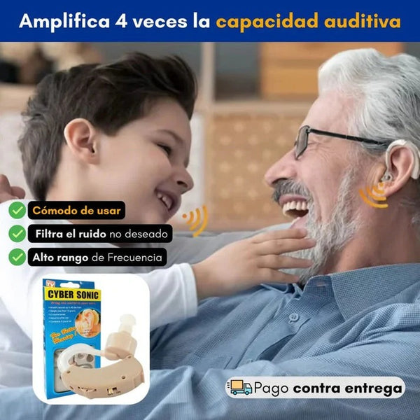 AUDIFONO AMPLIFICADOR CYBER SONIC + ENVÍO GRATIS