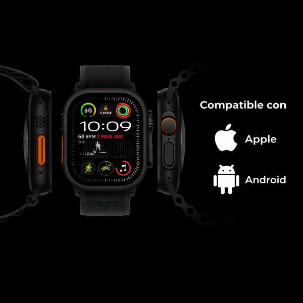 ⌚ SmartWatch ULTRA PRO con 2 correas incluidas + caja y cargador por inducción premium + REGALO EXCLUSIVO 🔥