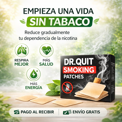 🌿 DR.QUIT Smoking – Parche para dejar de fumar + REGALO GRATIS por tiempo limitado 🚭