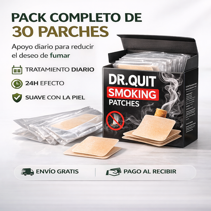 🌿 DR.QUIT Smoking – Parche para dejar de fumar + REGALO GRATIS por tiempo limitado 🚭