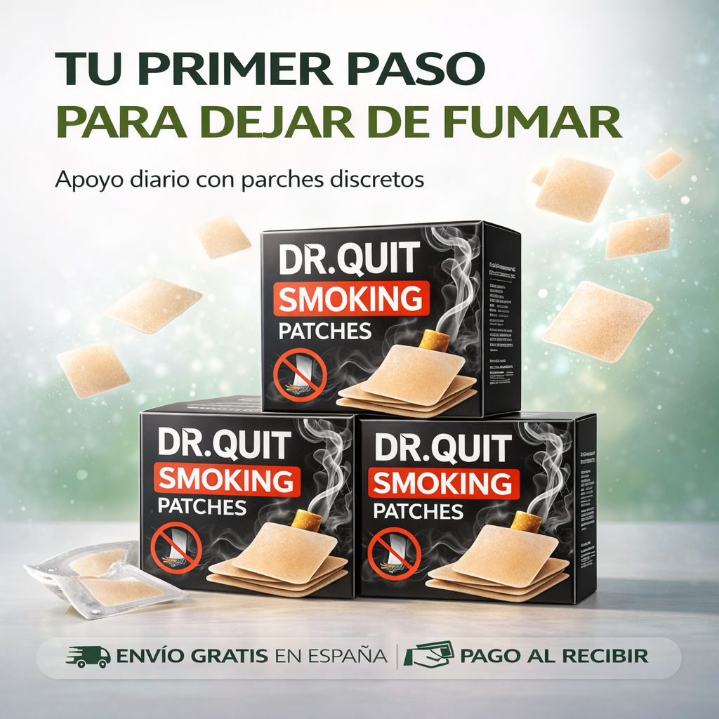 🌿 DR.QUIT Smoking – Parche para dejar de fumar + REGALO GRATIS por tiempo limitado 🚭