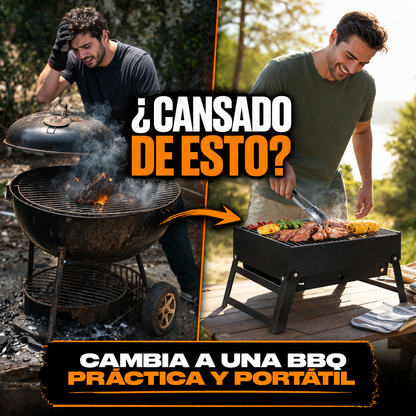 🍖 GRILL  – Parrilla Portátil con Cuchillo Japonés de Regalo 🔪