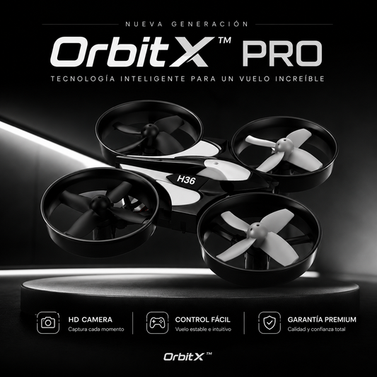 🚀 OrbitX™ Mini Dron con Cámara HD + Vuelo Inteligente + Control Fácil + Garantía Extendida + Accesorios Exclusivos de Regalo 🎁