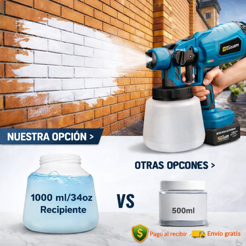 MasterPaint Pro – Pinta sin esfuerzo en minutos + 2 baterías incluidas | Últimas unidades -50%