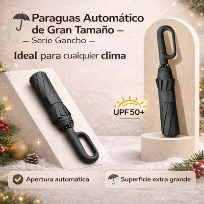 Paraguas Automático Reforzado de 20 Varillas – Extra Grande y Plegable