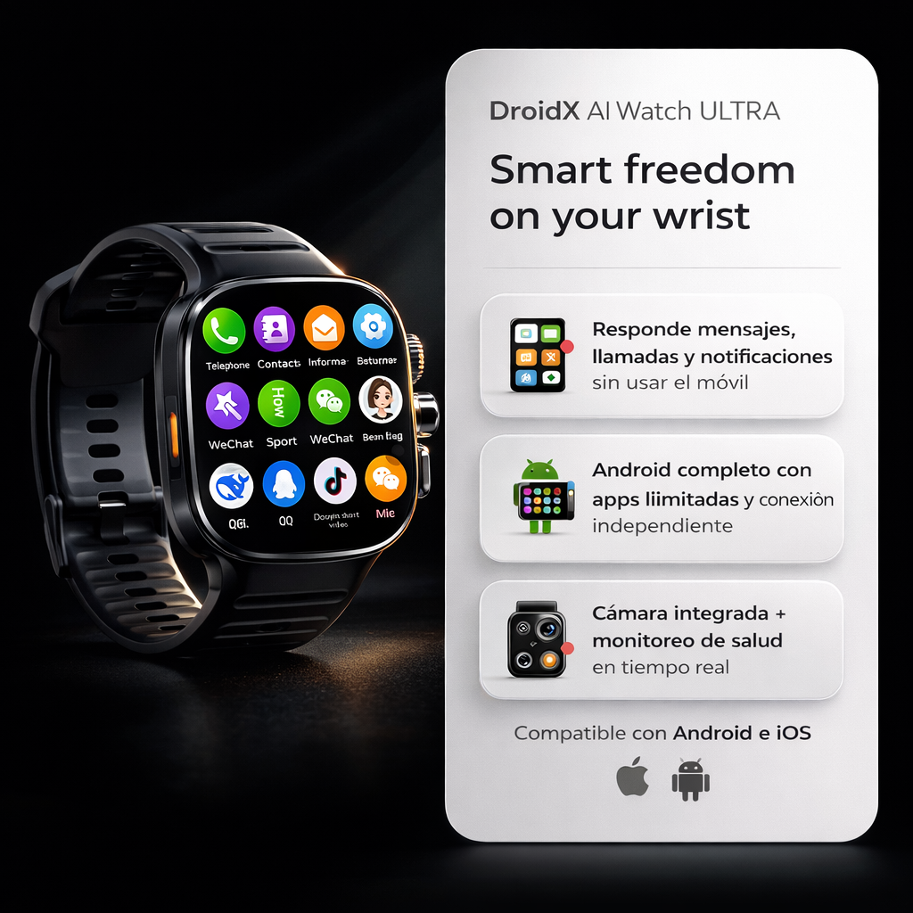 ⌚ SMARTWATCH SERIE 11 + Pantalla AMOLED + Cámara + Apps Ilimitadas + REGALO EXCLUSIVO 🔥