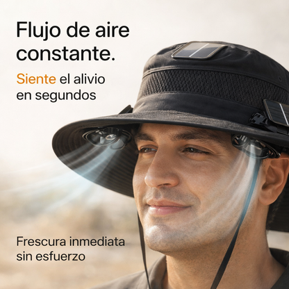☀️ Solarix Sombrero Anticalor con Enfriamiento Solar + Descuento de Verano  - Hasta -50% HOY 🔥
