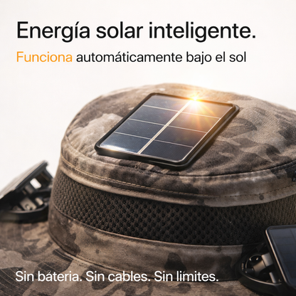 ☀️ Solarix Sombrero Anticalor con Enfriamiento Solar + Descuento de Verano  - Hasta -50% HOY 🔥