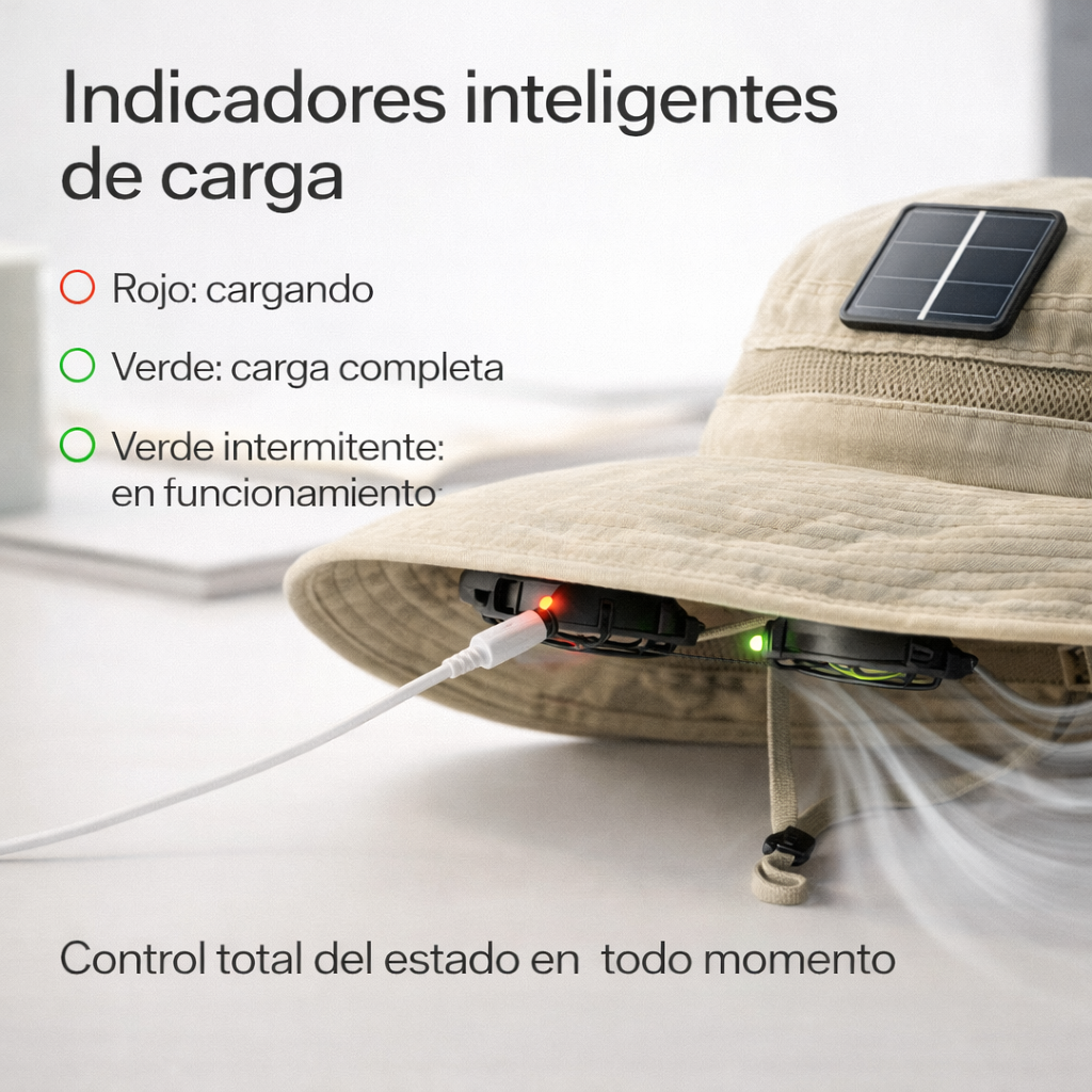☀️ Solarix Sombrero Anticalor con Enfriamiento Solar + Descuento de Verano  - Hasta -50% HOY 🔥