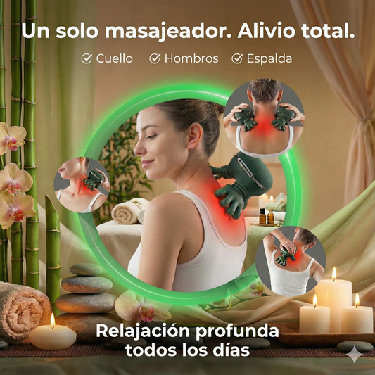 Masajeador de Cuello con Manos Térmico