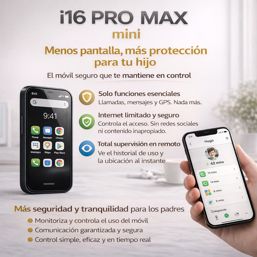 📱 i16 PRO MAX teléfono inteligente + Caja y Cargador Premium + Funda de Protección GRATIS + REGALO EXCLUSIVO 🔥