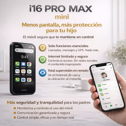 📱 i16 PRO MAX teléfono inteligente + Caja y Cargador Premium + Funda de Protección GRATIS + REGALO EXCLUSIVO 🔥