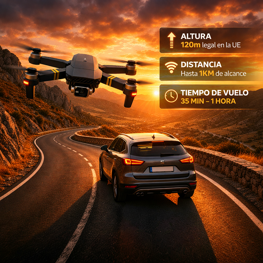 🚀DRON W8 PRO MAX + MALETA DE TRANSPORTE + CONTROL REMOTO + BATERÍA DE ALTA AUTONOMÍA + REGALO EXCLUSIVO 🔥