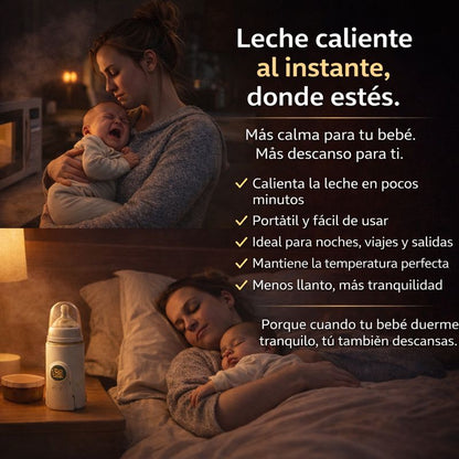🍼 🌡️CALENTADOR DE BIBERONES INALÁMBRICO