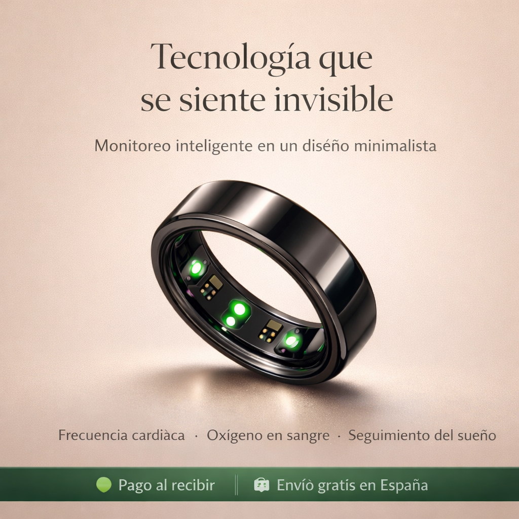 Anillo Inteligente Air Ring® — Sueño · Salud · Fitness 24/7 | Caja + Cargador Incluidos 🔥