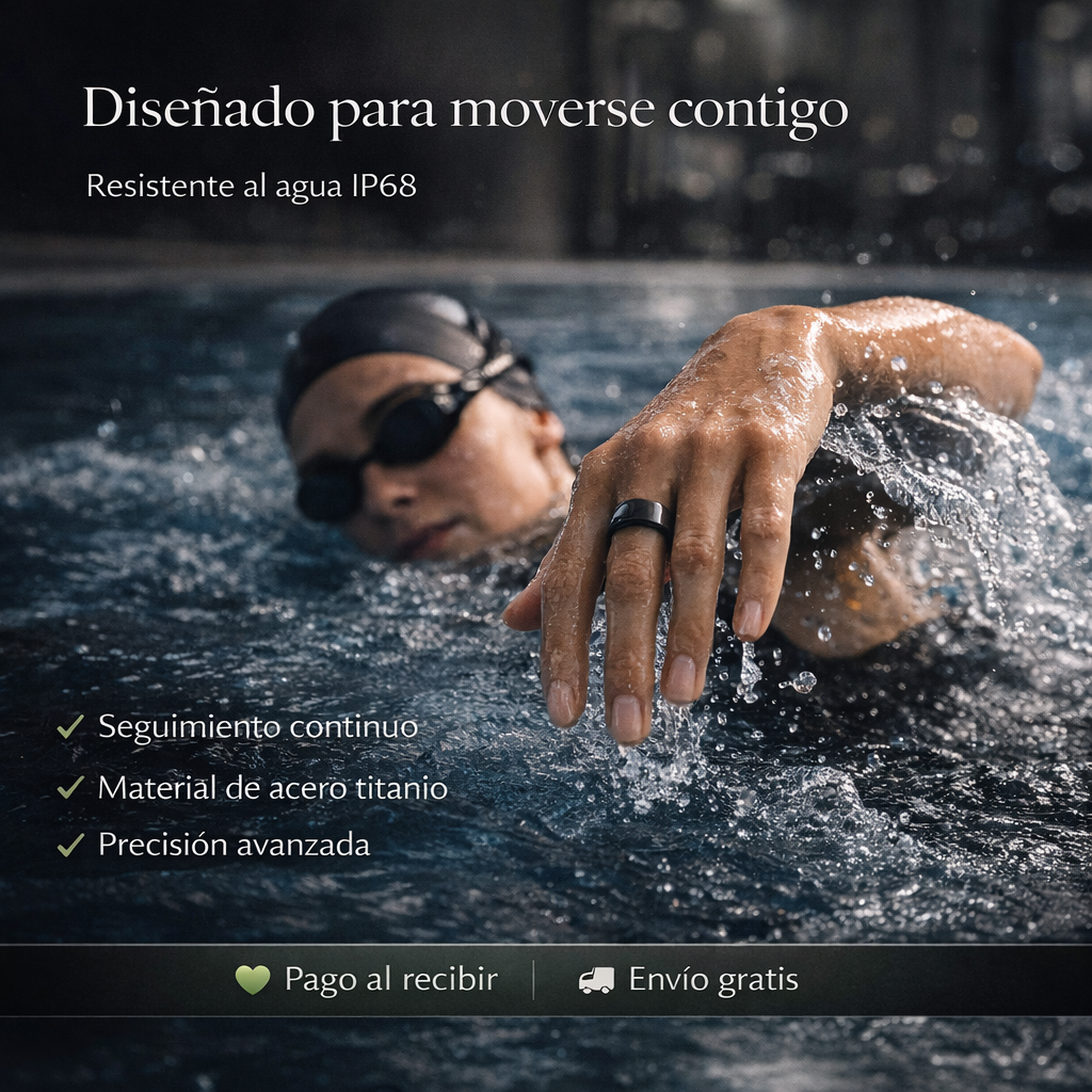 Anillo Inteligente Air Ring® — Sueño · Salud · Fitness 24/7 | Caja + Cargador Incluidos 🔥