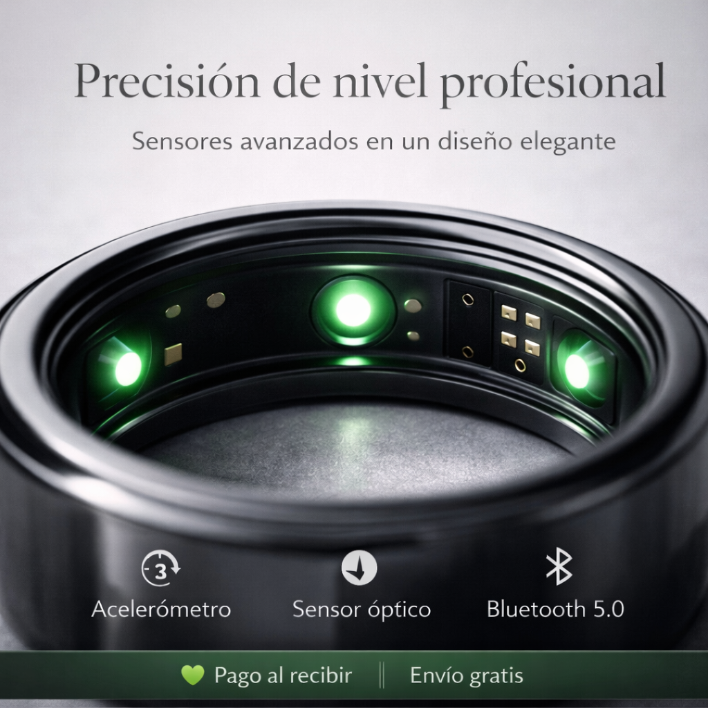 Anillo Inteligente Air Ring® — Sueño · Salud · Fitness 24/7 | Caja + Cargador Incluidos 🔥