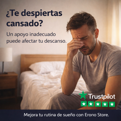 DreamSpa™ — Almohada Ergonómica 3D · Duerme Sin Dolor Cervical Desde la Primera Noche