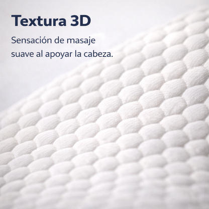 DreamSpa™ — Almohada Ergonómica 3D · Duerme Sin Dolor Cervical Desde la Primera Noche