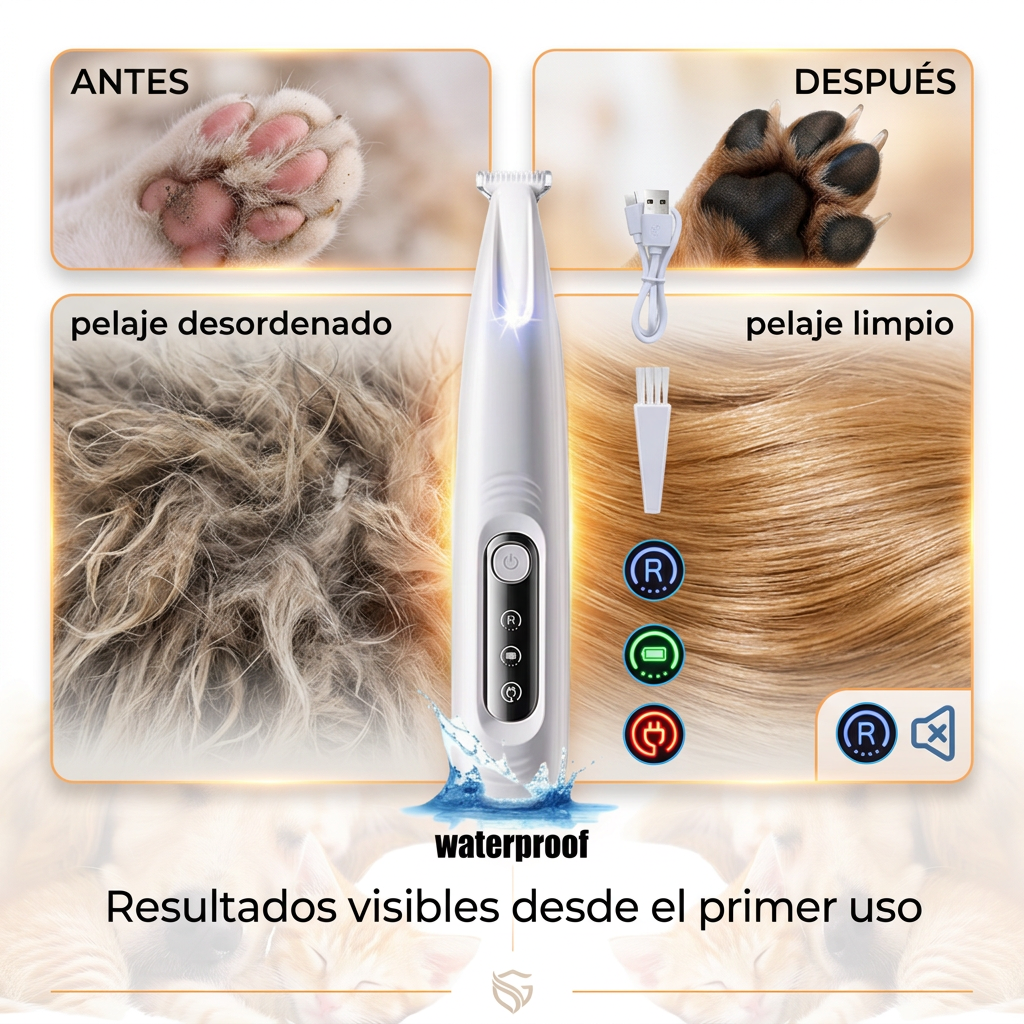 PetTrim Pro™ – Cortadora de Pelo para Perros con Cuchilla Ancha de 18 mm