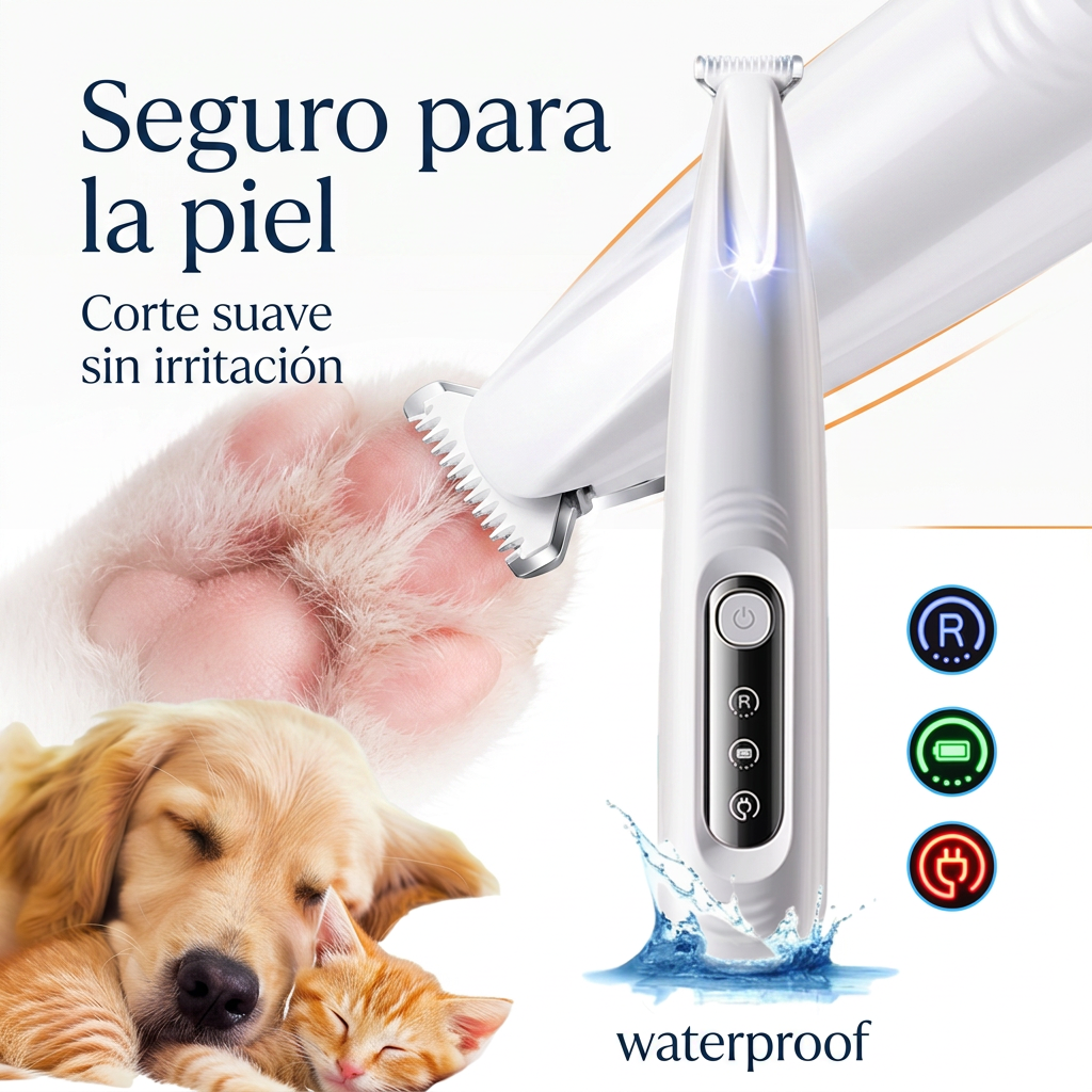 PetTrim Pro™ – Cortadora de Pelo para Perros con Cuchilla Ancha de 18 mm