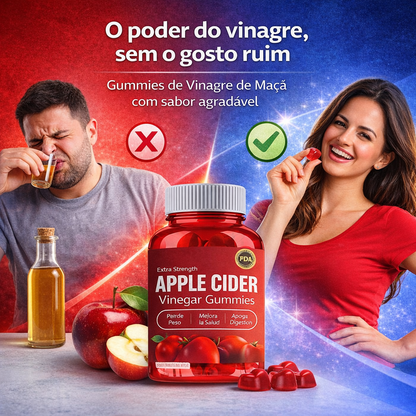 🍎 Gomitas de Vinagre de Manzana Premium – 60 Unidades | Sabor Delicioso y Bienestar Diario ✨