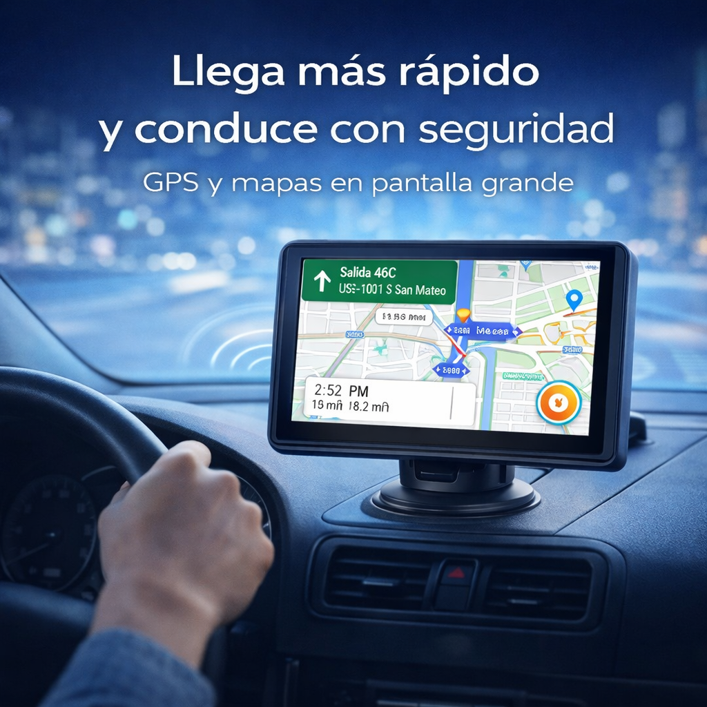 🚗 Pantalla Portátil para Coche com Display HD e Fácil Instalação 📺