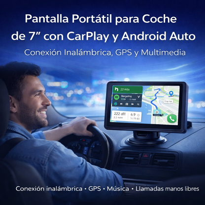🚗 Pantalla Portátil para Coche com Display HD e Fácil Instalação 📺