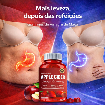 🍎 Gomitas de Vinagre de Manzana Premium – 60 Unidades | Sabor Delicioso y Bienestar Diario ✨