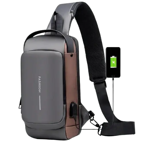 Bolso cruzado antirrobo negro - 70% SOLO HOY ¡APROVECHA AHORA!